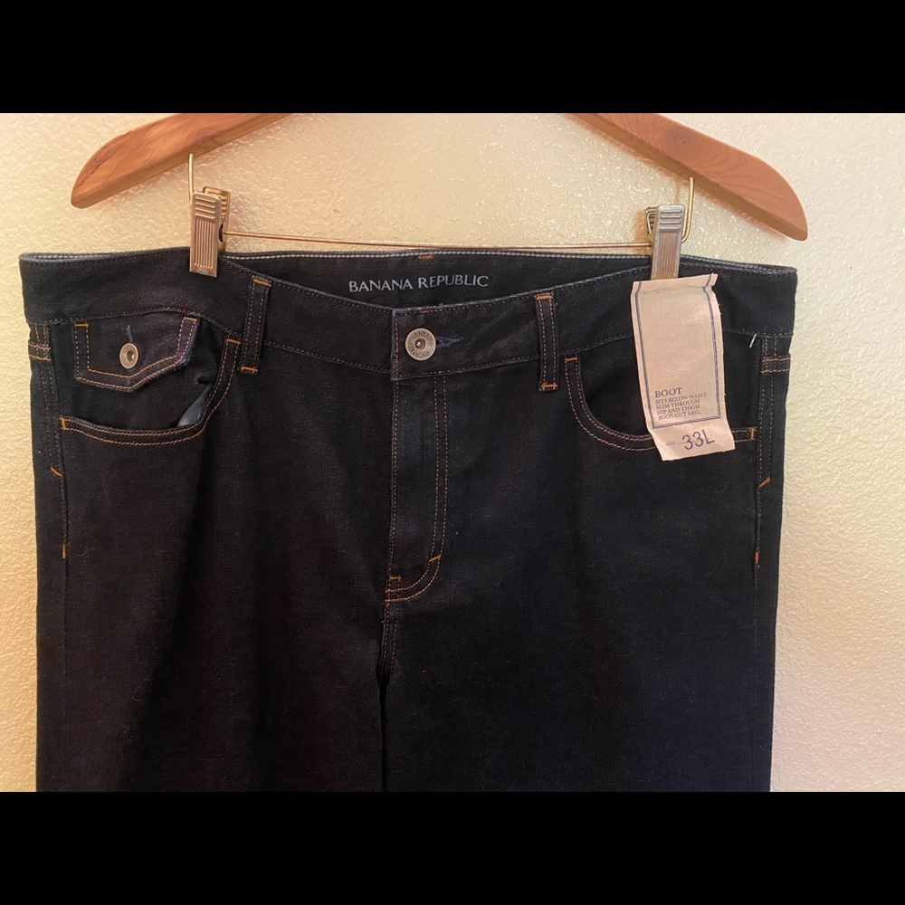 NWOT BANANA REPUBLIC JEANS 33L